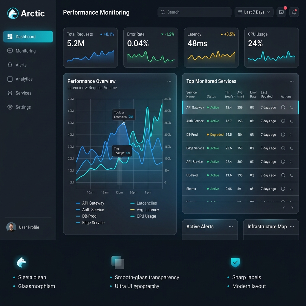 Arctic - Monitoramento SaaS de Alta Performance